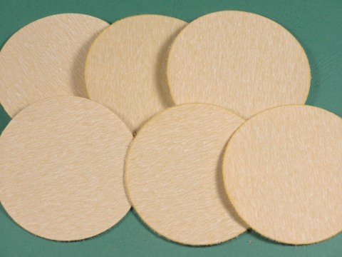 Hermes fine grit 75mm velcro discs (320 grit) 10 pack