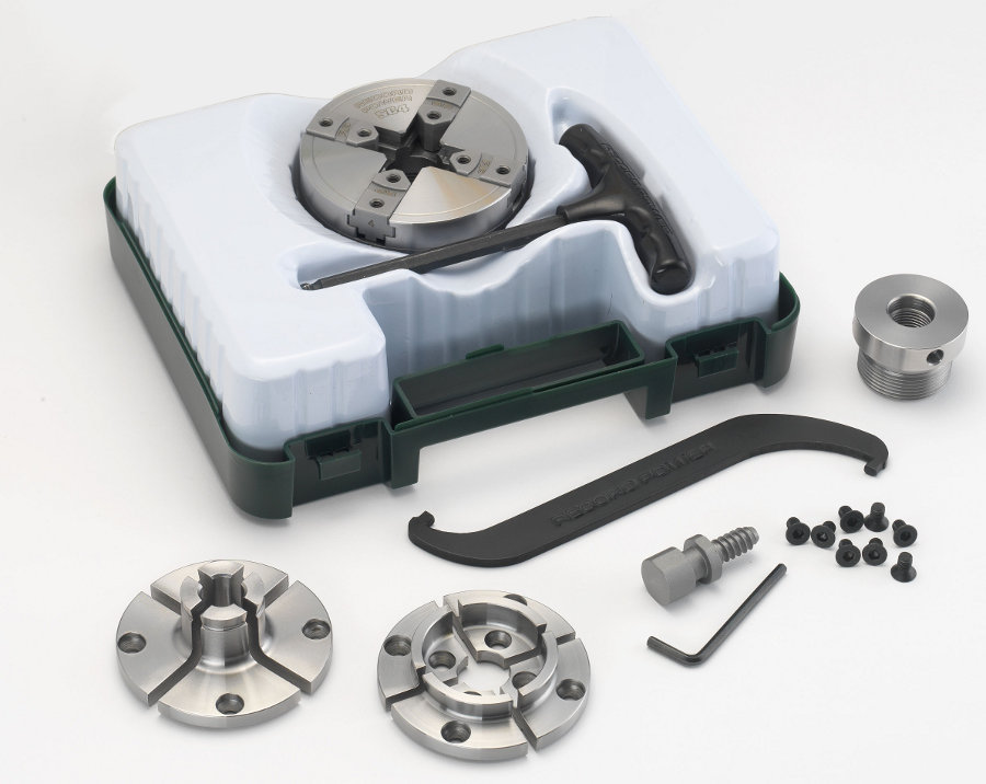 Record SC4 chuck and jaws and box