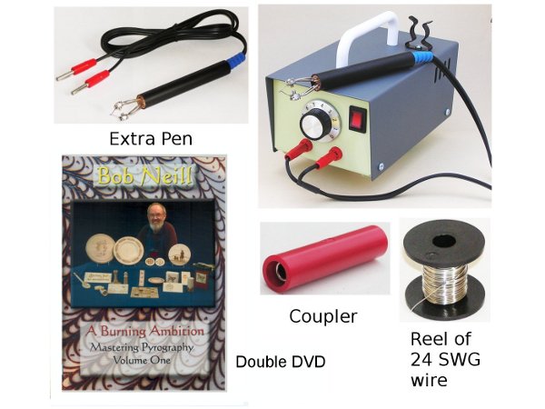 Package with extra pen and Bob Neill Double DVD