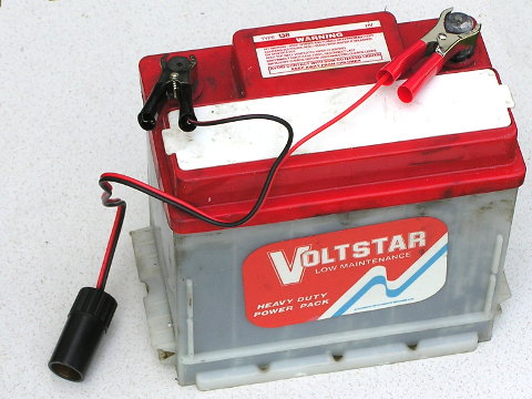 Adaptor Connects Inverter to Car Battery